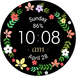 Flower Watch Face
