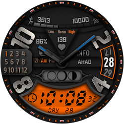 Hybrid Hardless Watch face