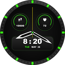 Carbon Strike Watch Face