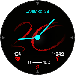 Dark Time Watch Face