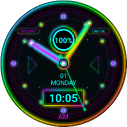 Holographic Future Watch Face