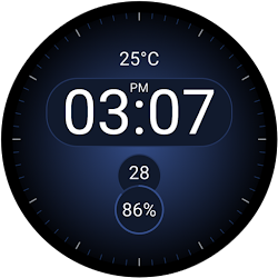 Moonlight Digits Watch Face
