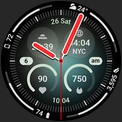 Aurora Analog Watch Face