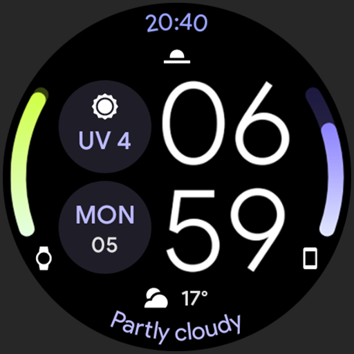 Material You 2: Watch face