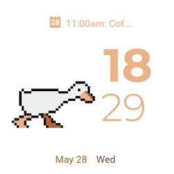 8bit Fitness Goose Watch Face