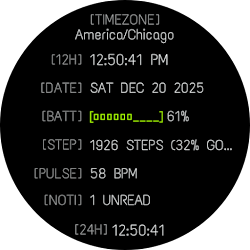 Time Txt Watch Face Lite
