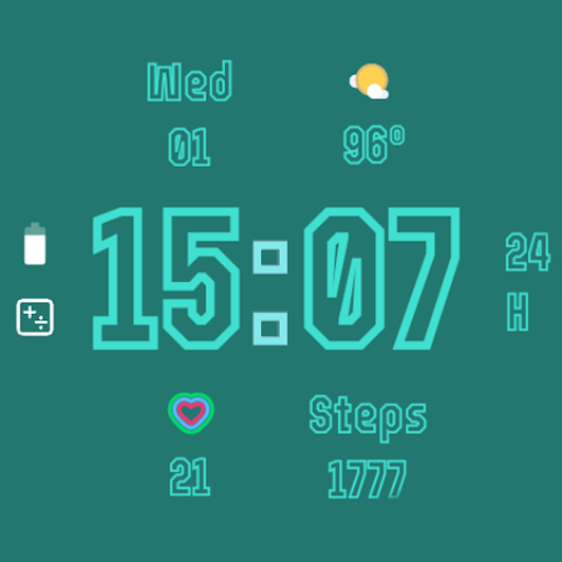 TypeFace Digital Watch Face