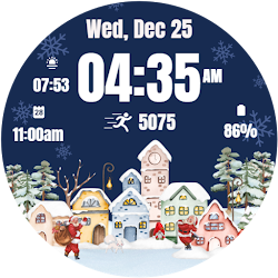 Christmas Digital Watch Face