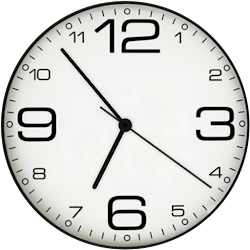 Minimal Analog Watch Face Aura