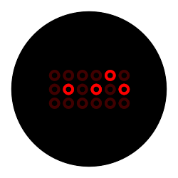 Binary 0 watch face