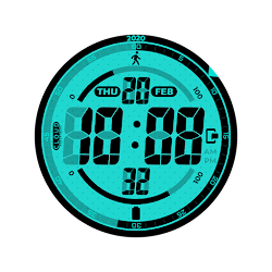 Digital 6 watch face