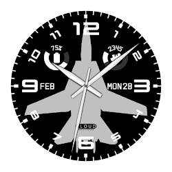 Plane 5 watch face