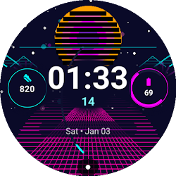 Synthwave Watch Face