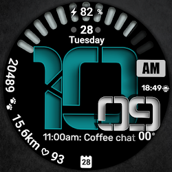 Digital Watch Face CUE175
