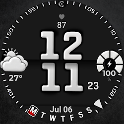 Digital Watch Face CUE178