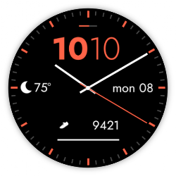 Stats Hybrid watch face