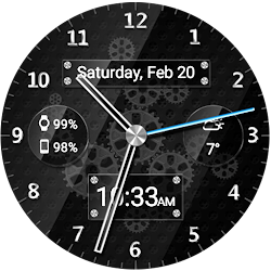 Black Glass HD Watch Face