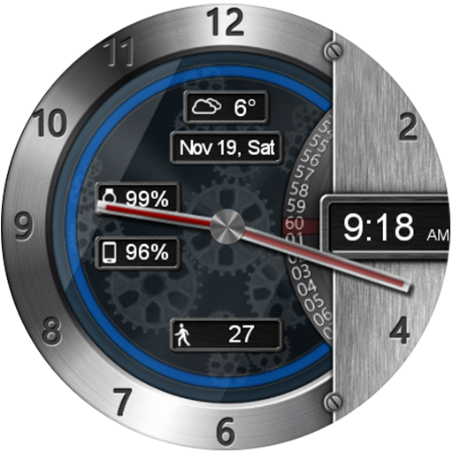 Metal Gears HD Watch Face