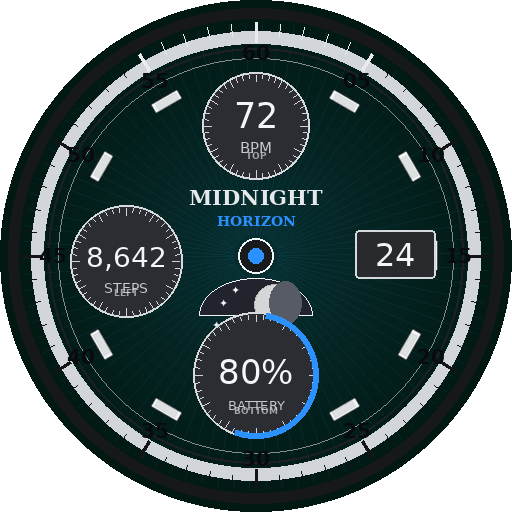 Midnight Horizon Watch Face