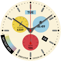 EXD206: Chrono Pop Watch Face