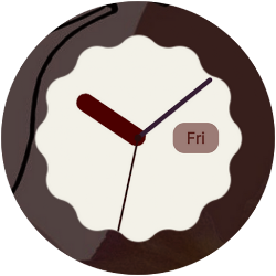 Material Analog Watch Face EXD