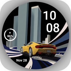 Race car Watch Face