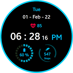 Blue Ring Watch Face