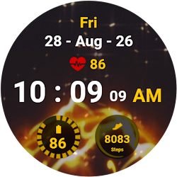 Flame Dust Watch Face