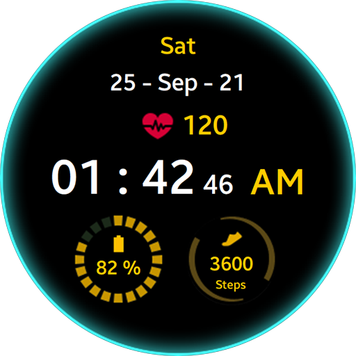 Green Glow Watch Face