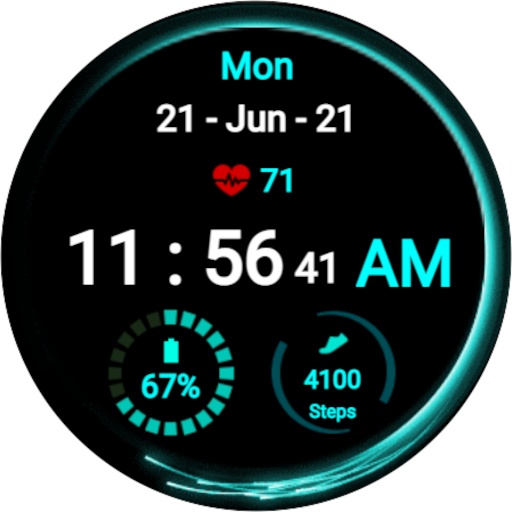 Racing Lines Watch Face