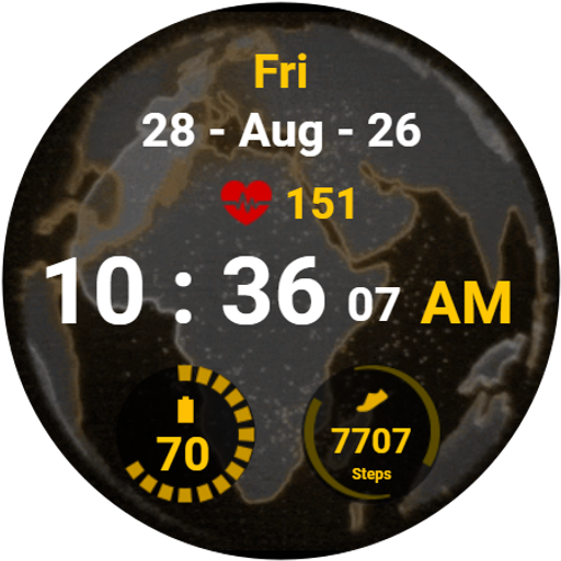 Wonder Globe Watch Face