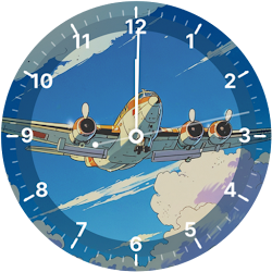 Airplane Anime Watch Face