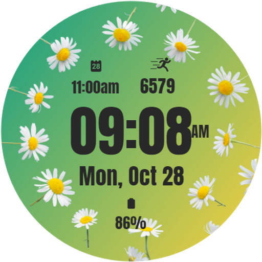 Minimalist Blossom Daisy Watch