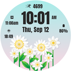 Floral Art Watch Face
