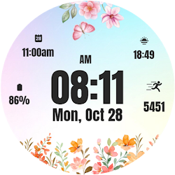 Flowers Nature Watch Face