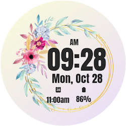 Elegant Bloom Watch Face