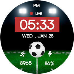 Football Live DigitalWatchFace