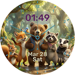 Forest Friends Watch Face
