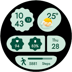 Material You Style Watch Face