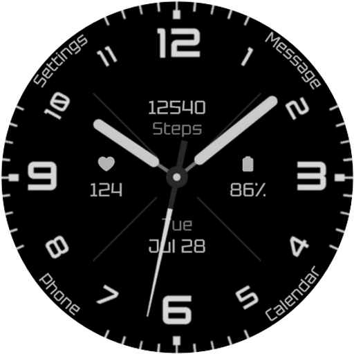 Minimal Analog Watch Face: G01