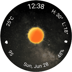 Space Weather Watch Face