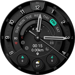 Circular Business Watch Face