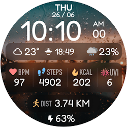 Morning Dew Watch Face