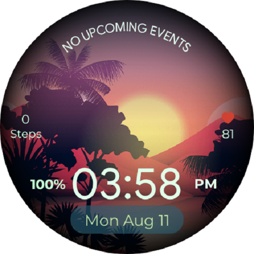 Shuffle - Digital Watch Face