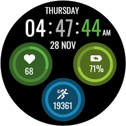 Active Tracker Watch Face