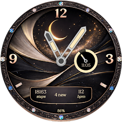 Classy Moon Watch Face GTC1