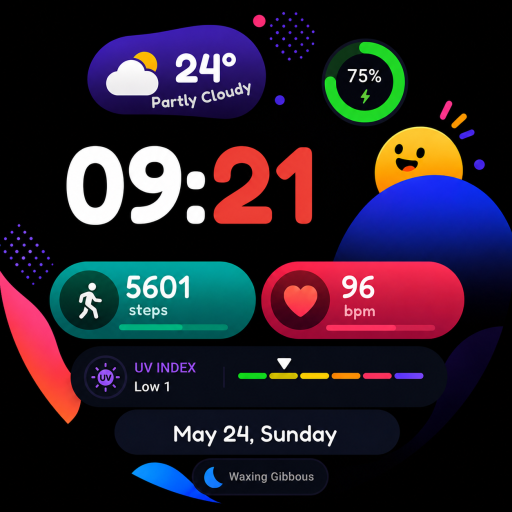 BubbleVerse Watch Face GTG4