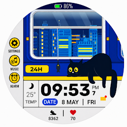 Cozy Cat Watch Face - GTS6