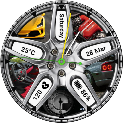 Magz Sporty: Car Wheel Face