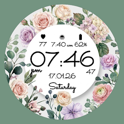 GRBL Flowers 5 Watchface
